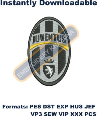 Juventus fc logo embroidery design